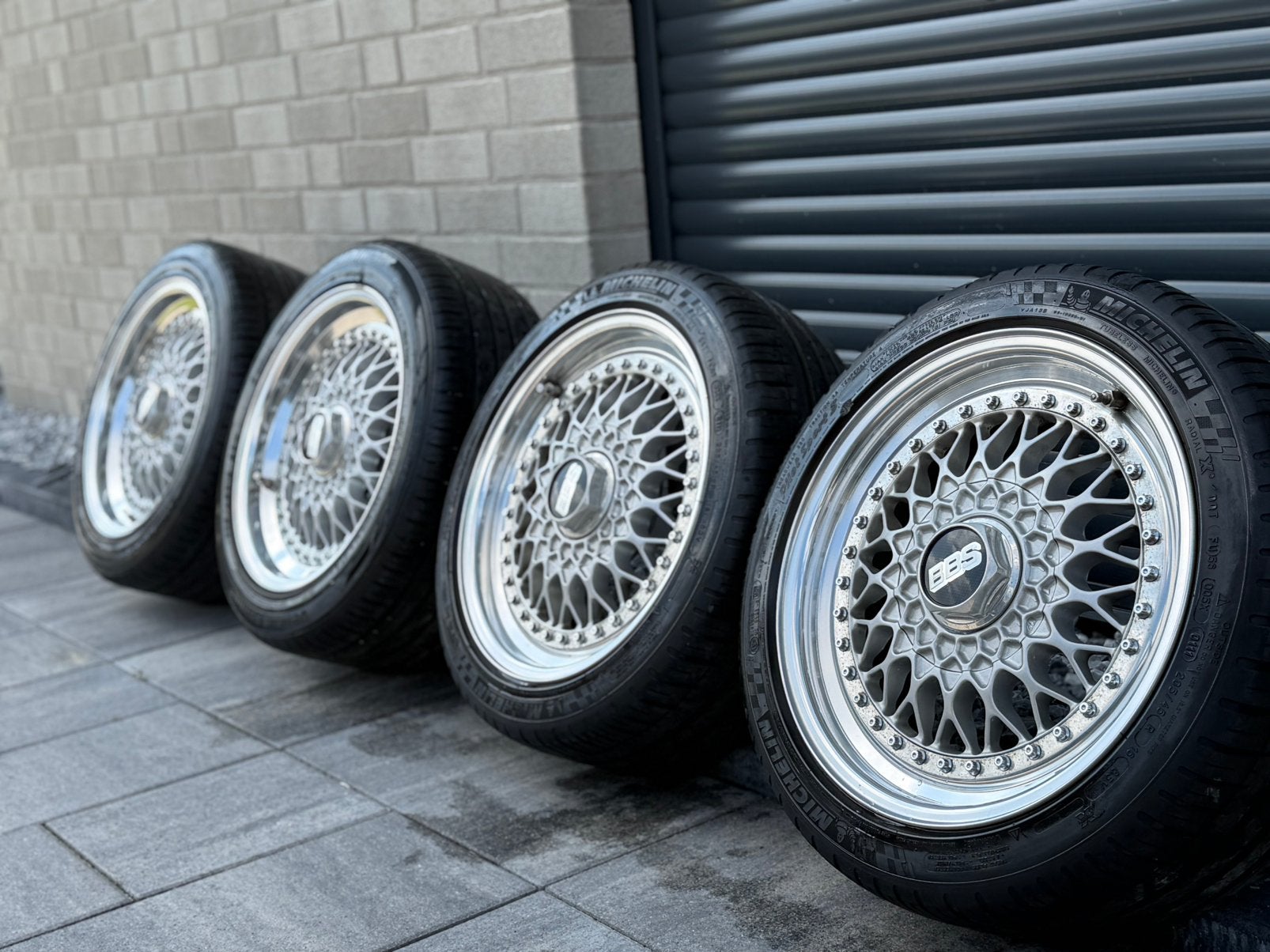 16 inch BBS RS Velgen 3 delig 7x16 et35 8x16 et35 5x112, Enlèvement, 16 pouces, Pneu(s)