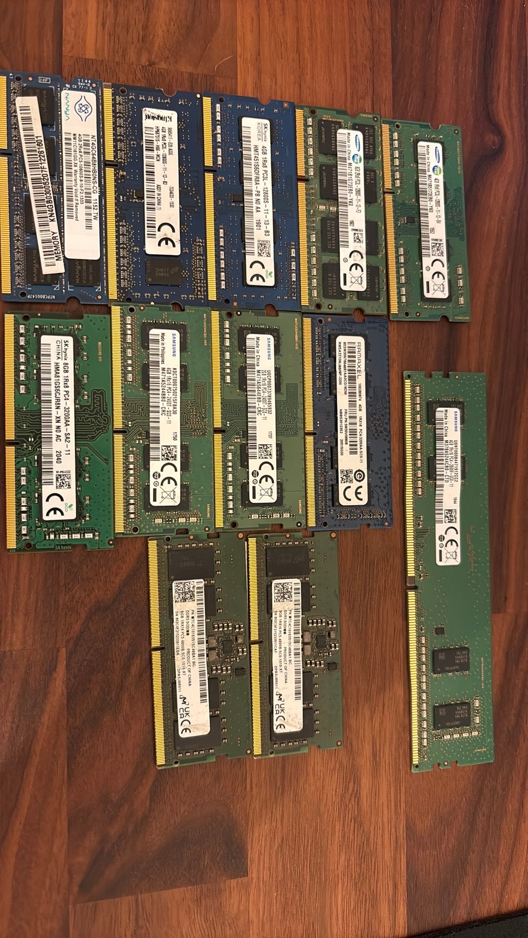 Lot Ram So-Dimm DDR3 DDR4 DDR5, Computers en Software, Ophalen, Gebruikt, Overige soorten, Laptop