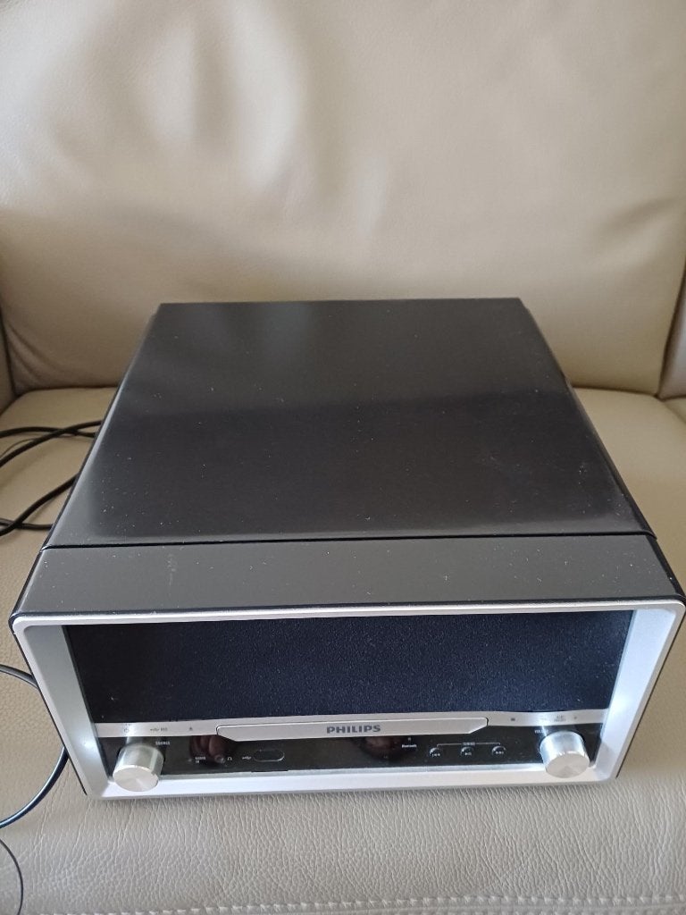 Philips radio, CD-speler, platenspeler, Ophalen, Gebruikt, Radio, Met cd-speler