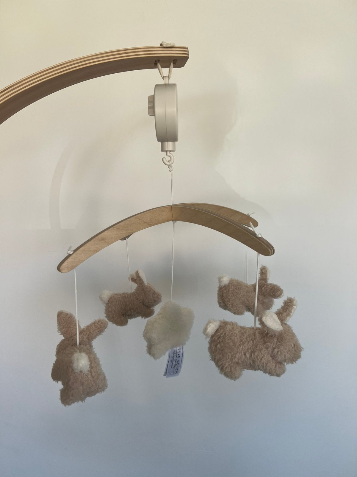Little dutch houten muziekmobiel baby bunny, Ophalen, Zo goed als nieuw, Little Dutch