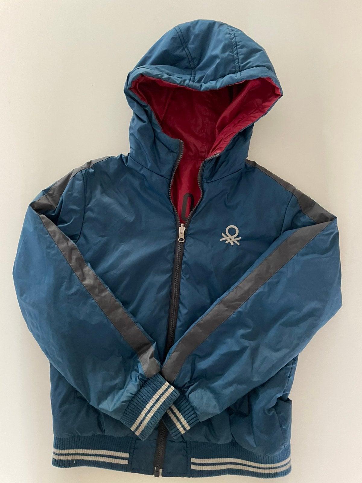 Jas Benetton  jongens maat 146, Ophalen of Verzenden, Gebruikt, Jongen, Jas