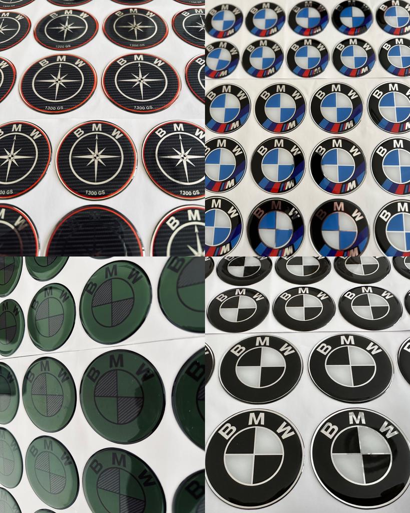 BMW Tanklogo 3D Sticker M 60 mm 70 mm – Set van 2, Motos, Accessoires | Autocollants, Enlèvement ou Envoi