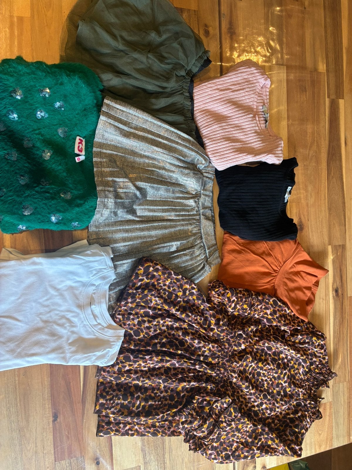 Kledingpakket met diverse items meisjes maat 110-116, Enlèvement, Utilisé, Taille 110