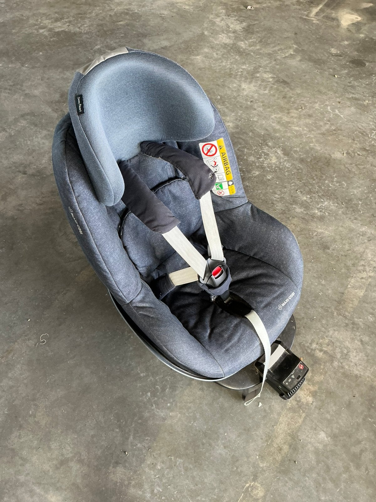 Maxi Cosi 2 way pearl autostoel + onderstel 2 way fix, Kinderen en Baby's, Ophalen, 0 t/m 18 kg, Verstelbare rugleuning, Zo goed als nieuw