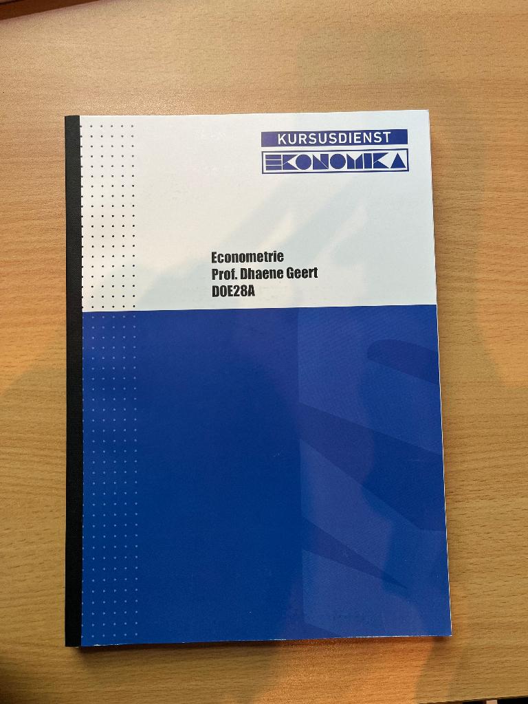 Cursus Econometrie, Boeken, Economie, Management en Marketing, Ophalen, Nieuw, Economie en Marketing, Ekonomika