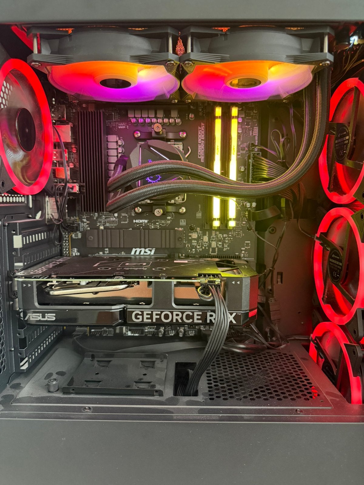 PC MSI B650 NVIDIA 4060TI AMD 5 7600x 32GB ram DDR5 1TB NVME, Ophalen, Zo goed als nieuw, Gaming, SSD
