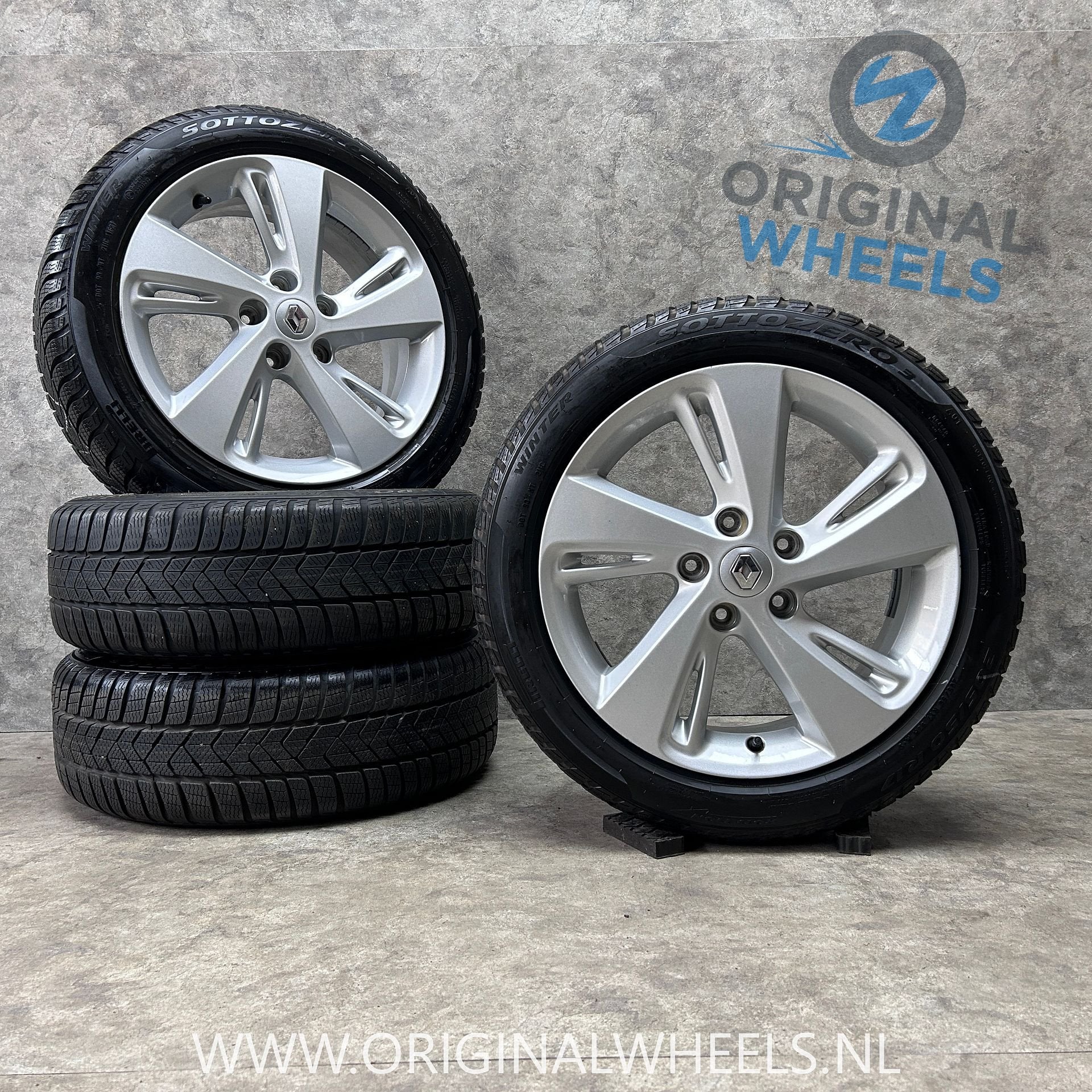 17 inch originele Plenum velgen winterbanden Renault Megane, Auto-onderdelen, 19 inch, Gebruikt, -, -