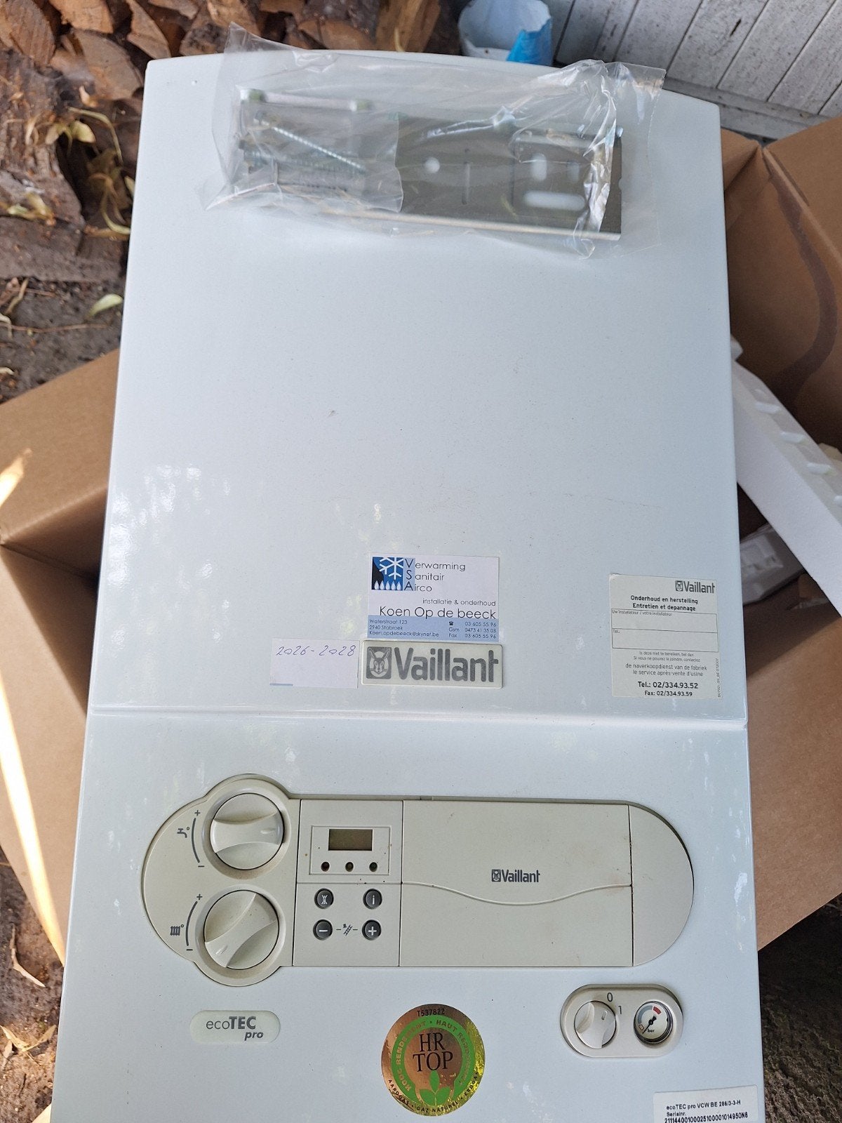 Valiant ecotec pro, Bricolage & Construction, Enlèvement, Utilisé, Gaz naturel, Plus de 10 ans