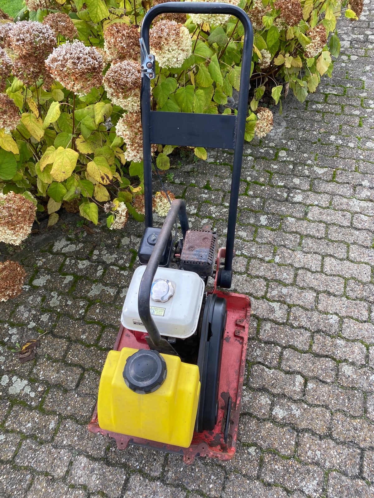 Trilplaat Honda Motor, Tuin en Terras, Ophalen, Gebruikt