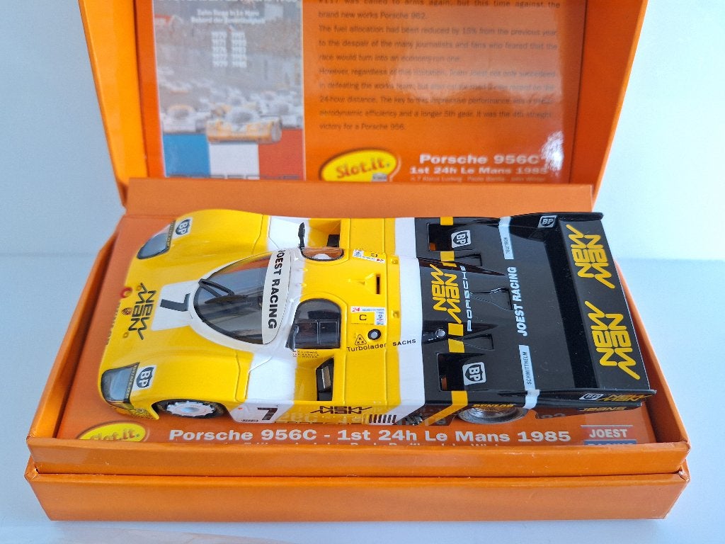 Slot-it Porsche 956C #7 Le-Mans 1985 Réf CW07 (MEGA DEAL), Neuf, Autres marques, Électrique, Circuit