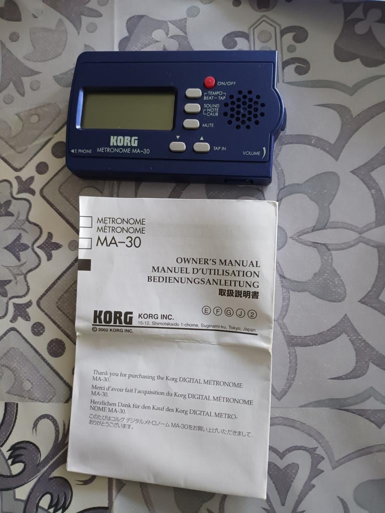 Métronome Korg, Musique & Instruments, Enlèvement