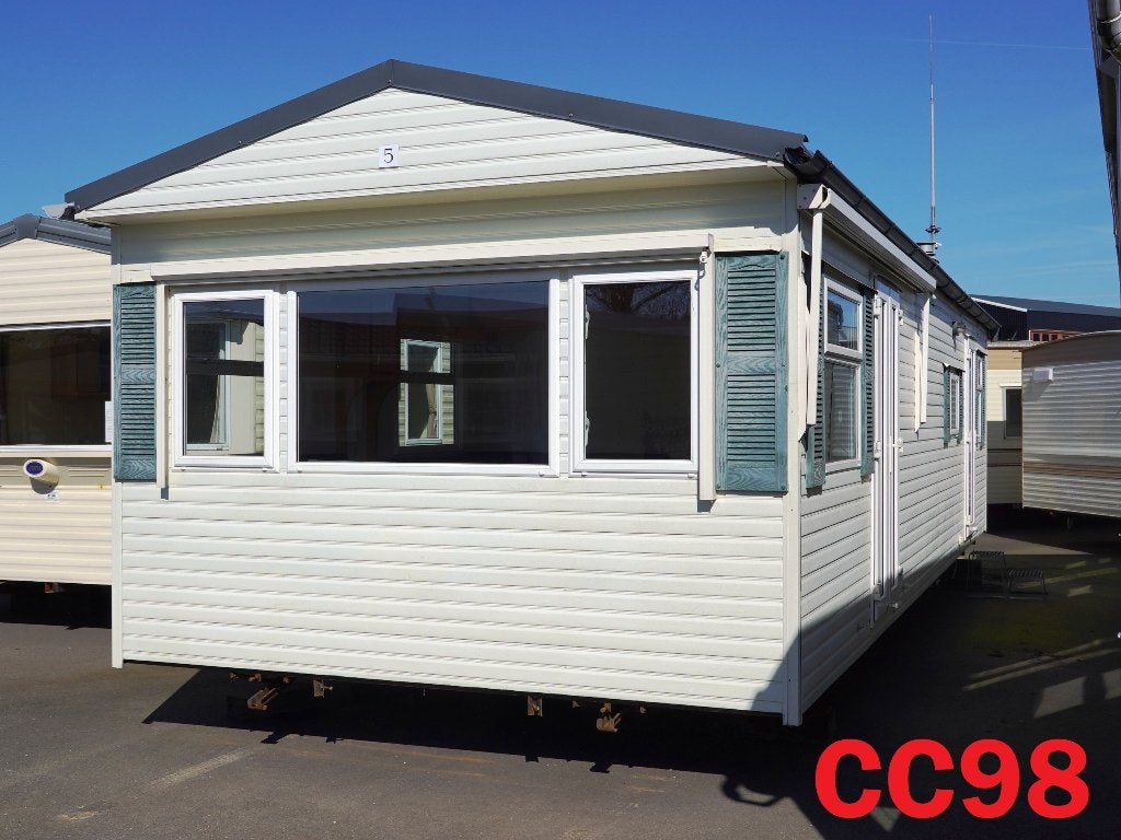 Prima chalet met dubbel glas en extra stahoogte te koop, Caravanes & Camping, Jusqu'à 4