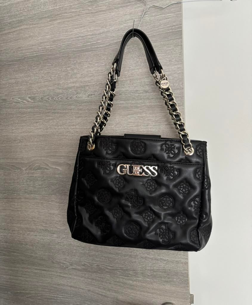 Sac à main noir Guess, Enlèvement, Comme neuf, Noir, Sac à main
