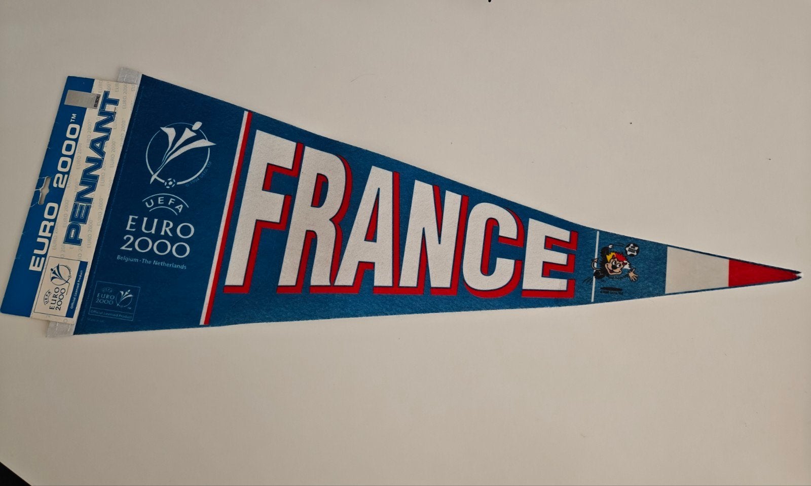 fanion euro 2000 France, Enlèvement