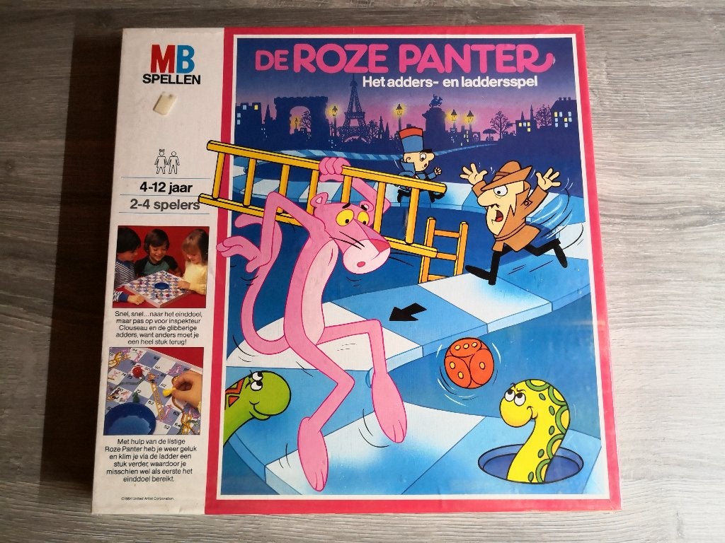 Bordspel the pink panther - adders en ladderspel (1984), Ophalen
