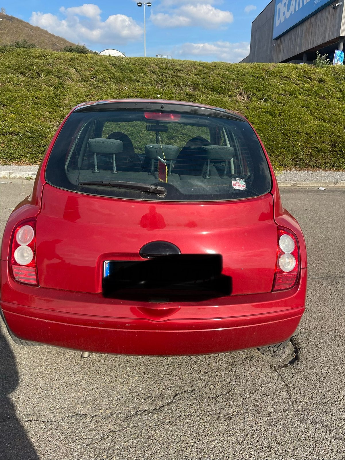Nissan micra, Autos, Rouge, Achat, Carnet d'entretien, Noir
