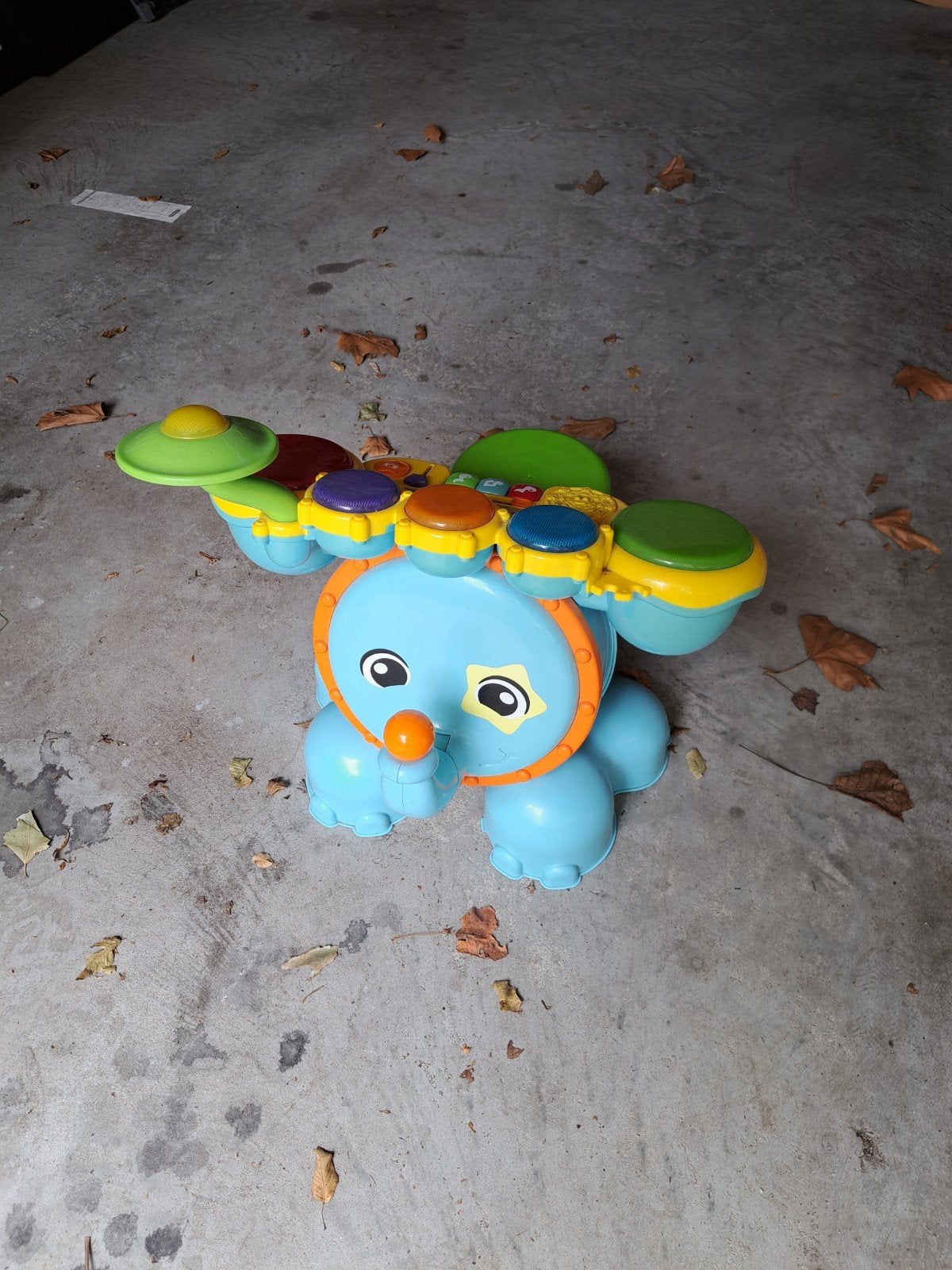 Vtech rock&leer drumstel, Ophalen