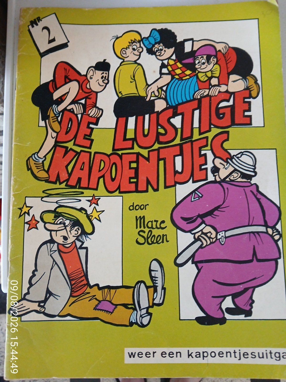 nr 2 DE LUSTIGE KAPOENTJES, Boeken, Stripverhalen, Eén stripboek, Ophalen of Verzenden, Gelezen, Marc sleen