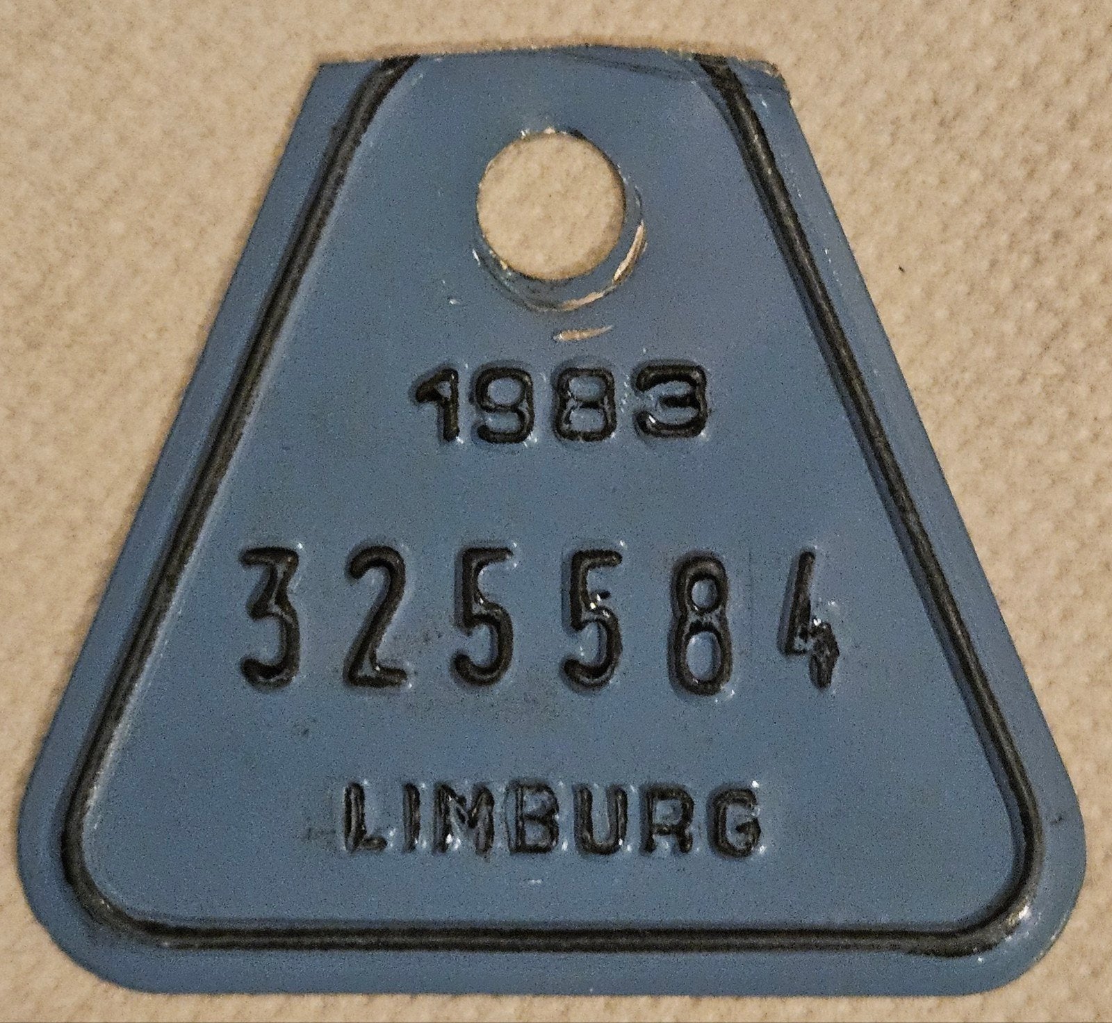 Limburg 1983 fietstaksplaat 325584
Dit is een Be, Ophalen of Verzenden