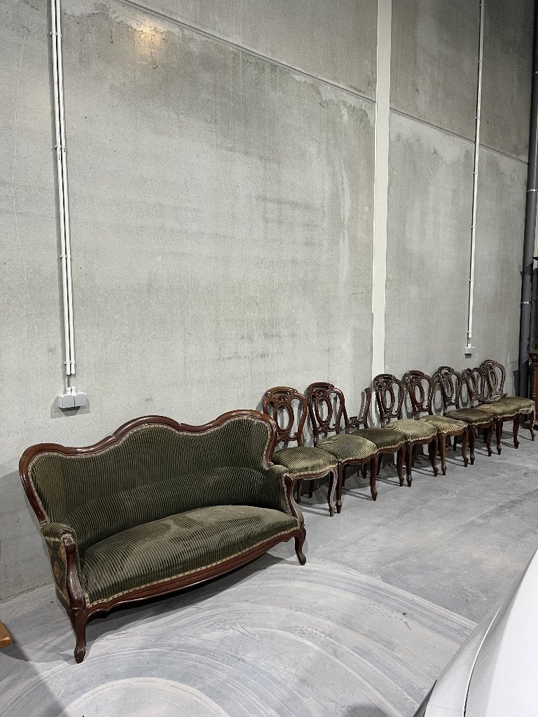 Salon vintage - style Louis Philippe Napoléon III M12, Enlèvement