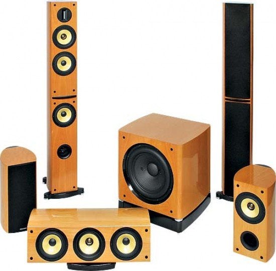 Pioneer Homecinema 5.1 speakers S-V810A., Ophalen, Gebruikt, 70 watt of meer, Pioneer
