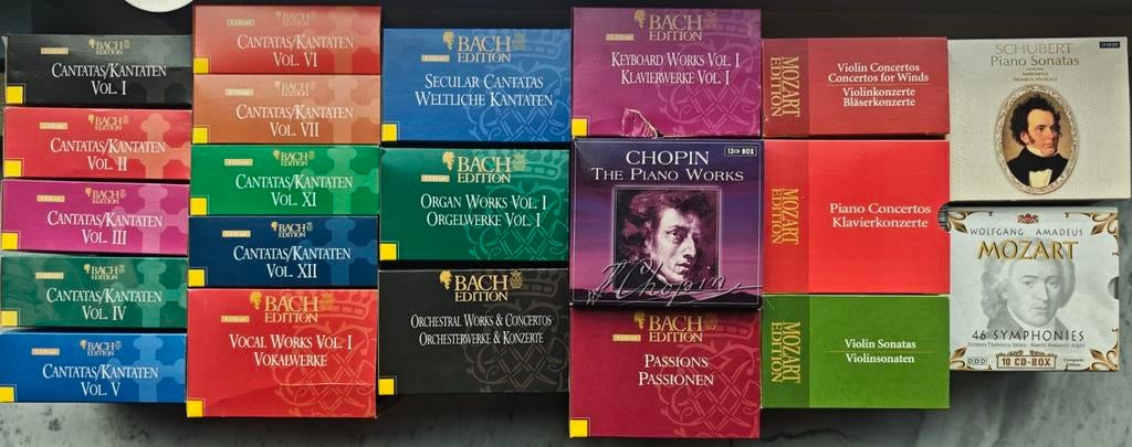 Klassieke CD's 21 sets (158 CD's), Ophalen