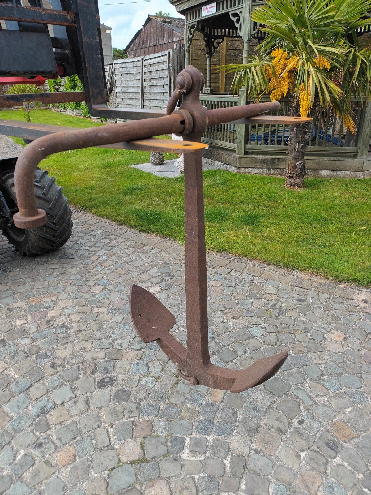 magnifiek zwaar anker, Ophalen
