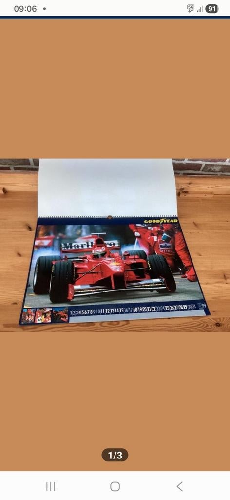 Kalender formule 1, Verzamelen, Ophalen of Verzenden