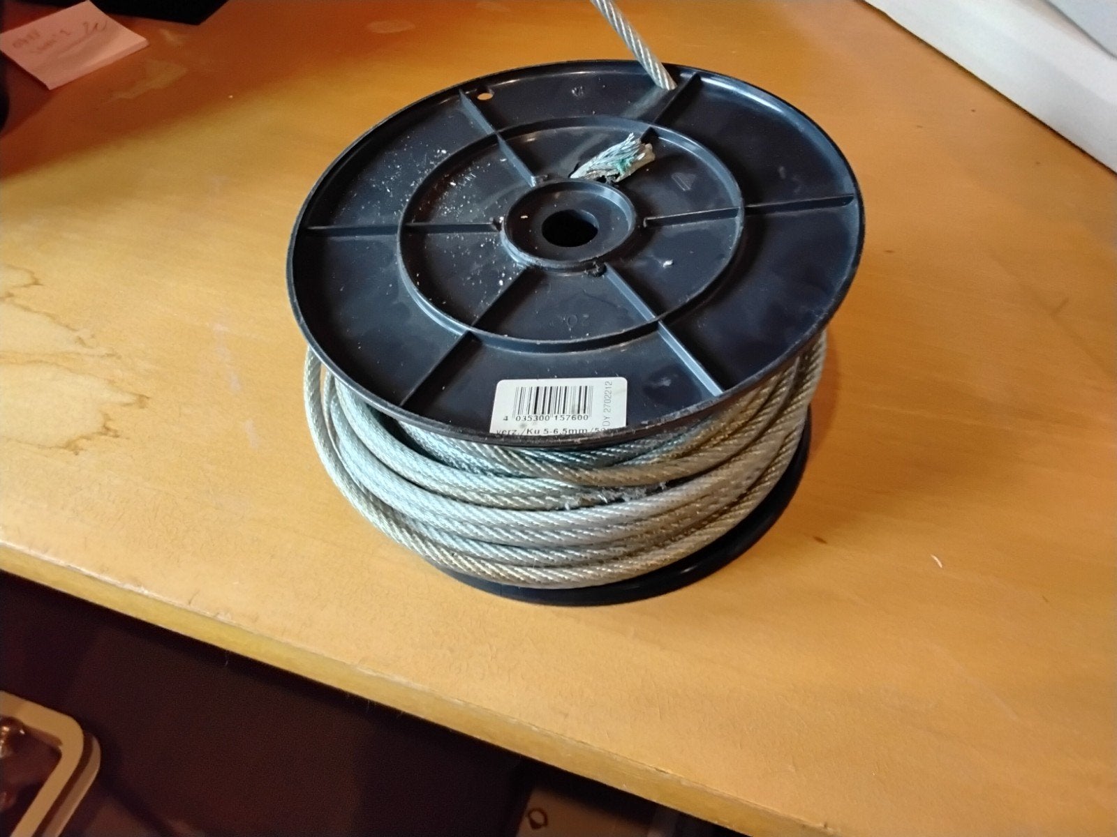 rol geplastificeerde staalkabel, Ophalen, Nieuw