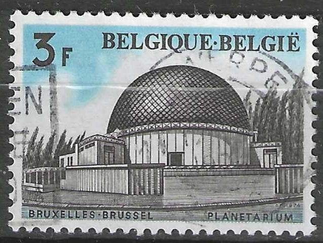Belgique 1974 - Yvert 1710/OBP 1718 - Planétariu - 3 F (ST), Envoi, Affranchi, Oblitéré, Espace