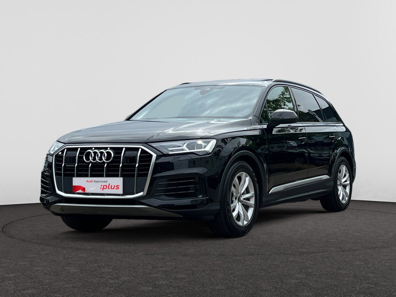 Audi Q7 PHEV Audi Q7  Attraction 55 TFSI e quattro 280(381), Auto's, Automaat, 48 g/km, Adaptive Cruise Control, Q7