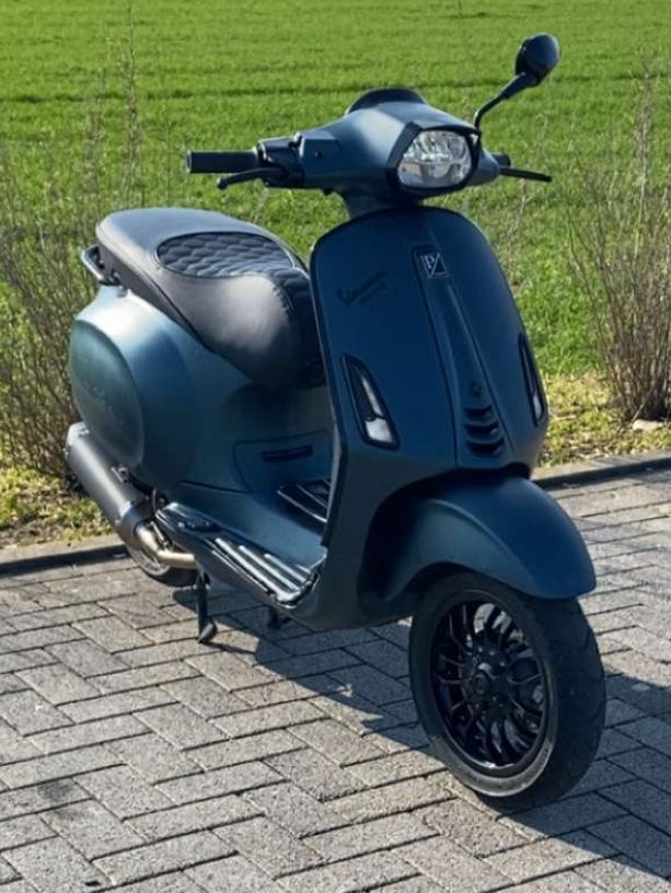Vespa sprint uitlaat, Fietsen en Brommers, Ophalen, Nieuw, Vespa S, Klasse B (45 km/u)