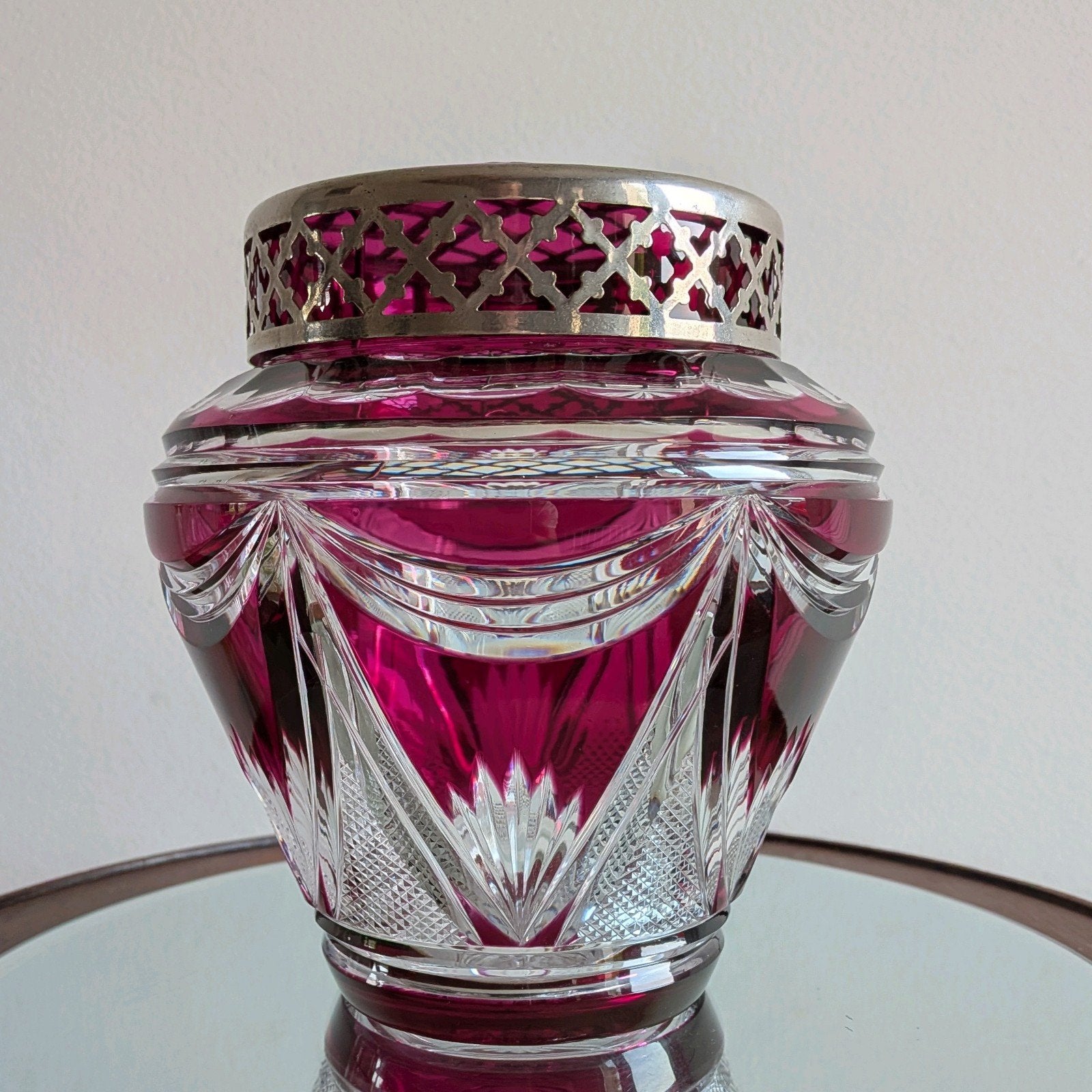 Vase pique-fleurs améthyste, Enlèvement ou Envoi