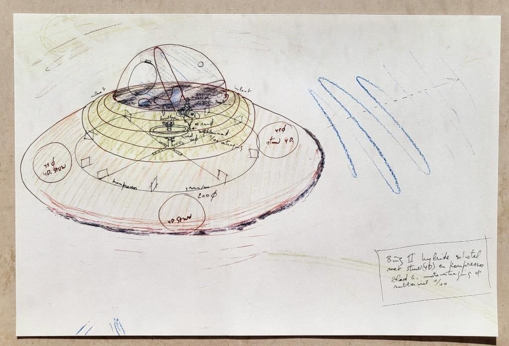 Panamarenko - Bing II - Offset Litho, Verzenden