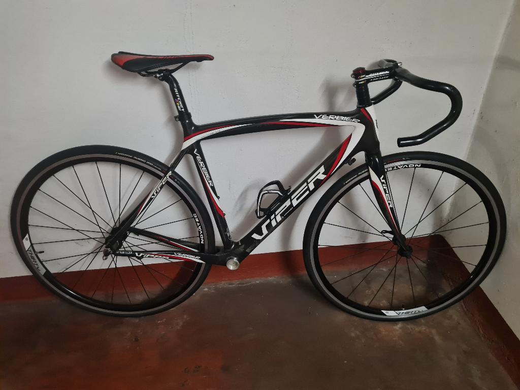 Racefiets frame viper verbier maat 54cm, 28 inch, Gebruikt, Carbon, 49 tot 53 cm
