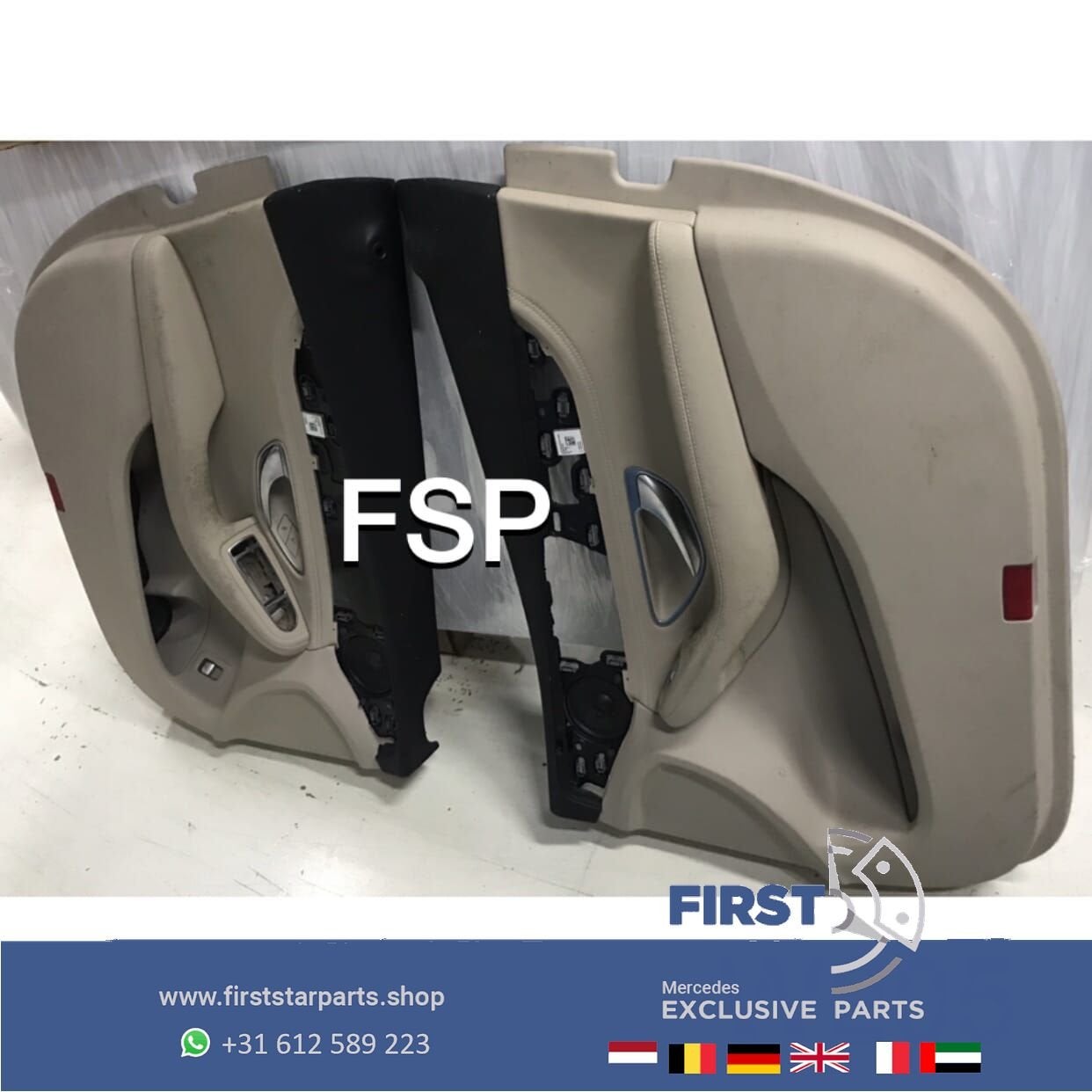 W205 CREME/BEIGE DEURPANEEL Mercedes C KLASSE 2014-2020 DEUR, -, -, -