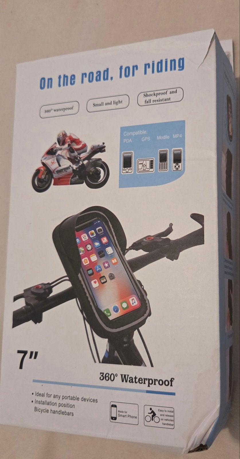 support téléphone vélo/moto, Enlèvement, Vélo