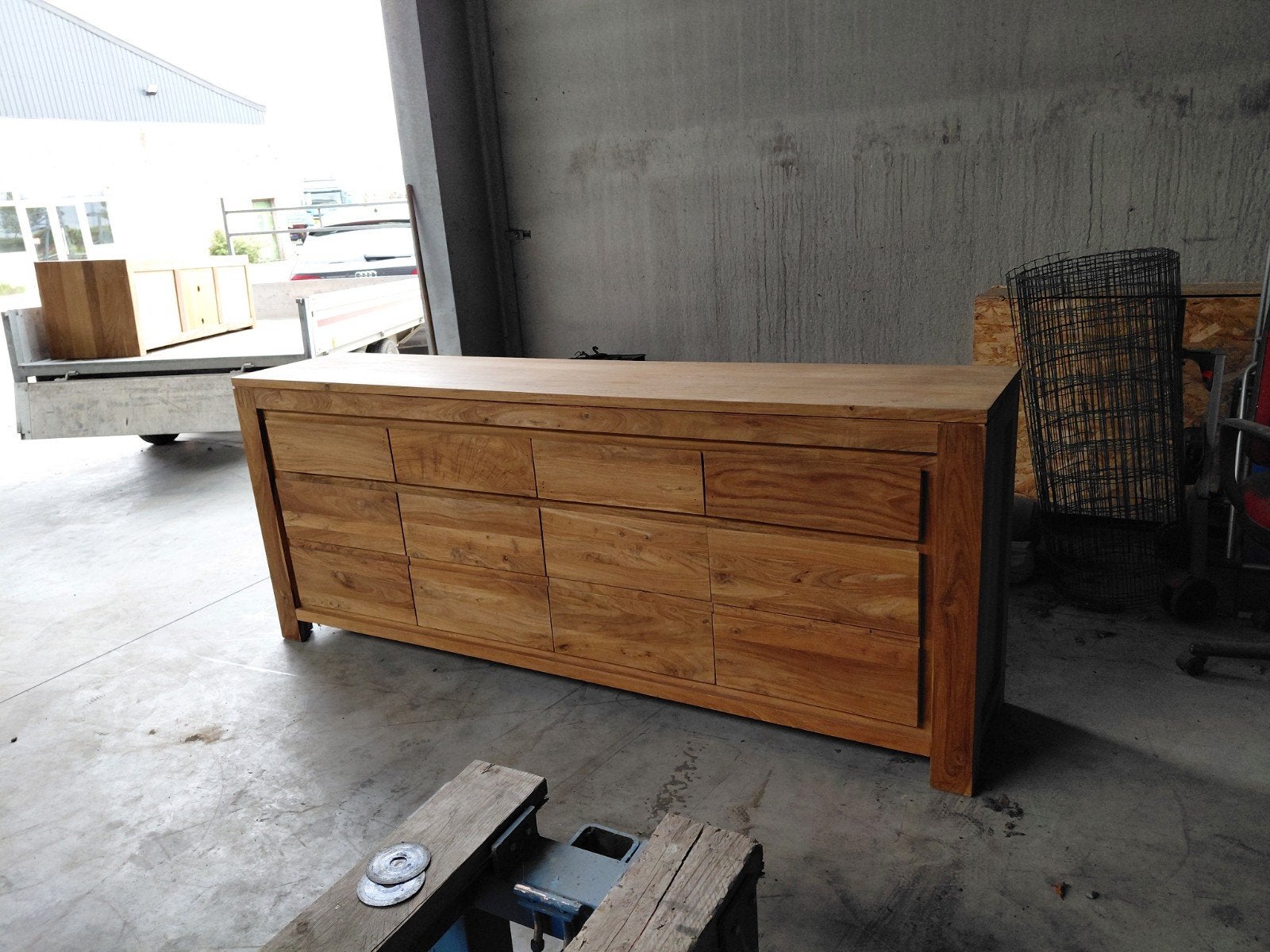 Dressoir massief hout, Ophalen