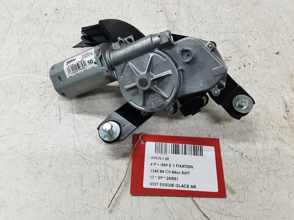 RUITENWISSERMOTOR ACHTER Hyundai i20 (GBB) (98700-C8000), Gebruikt, Mevr. I. Hauben, Hyundai, Rue de l'Espoir 34 34
4030  GRIVEGNÉE, BE
