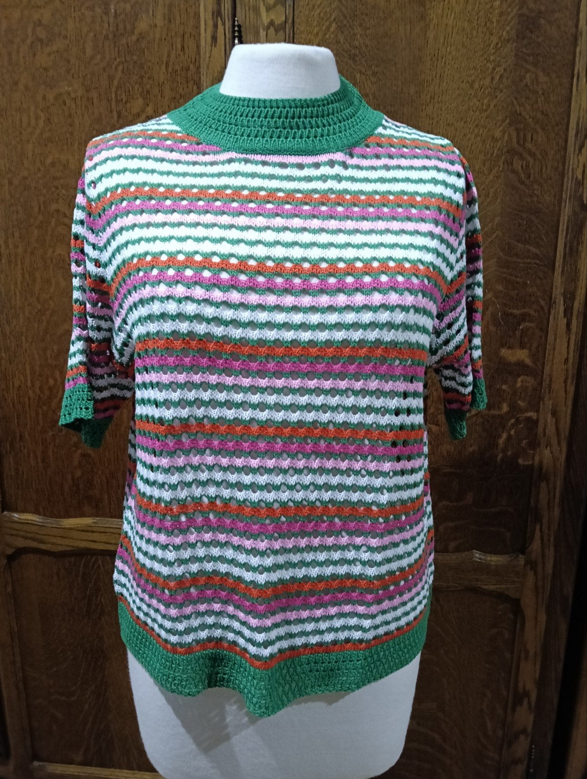 Tof fris T-shirt truitje, Kleding | Dames, T-shirts, Maat 38/40 (M), Meerkleurig, Ophalen of Verzenden, Zo goed als nieuw