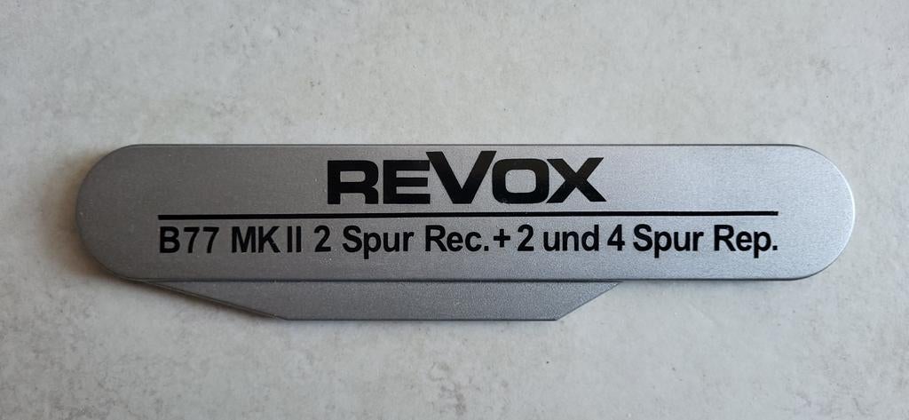 Revox b77 mk2, Ophalen