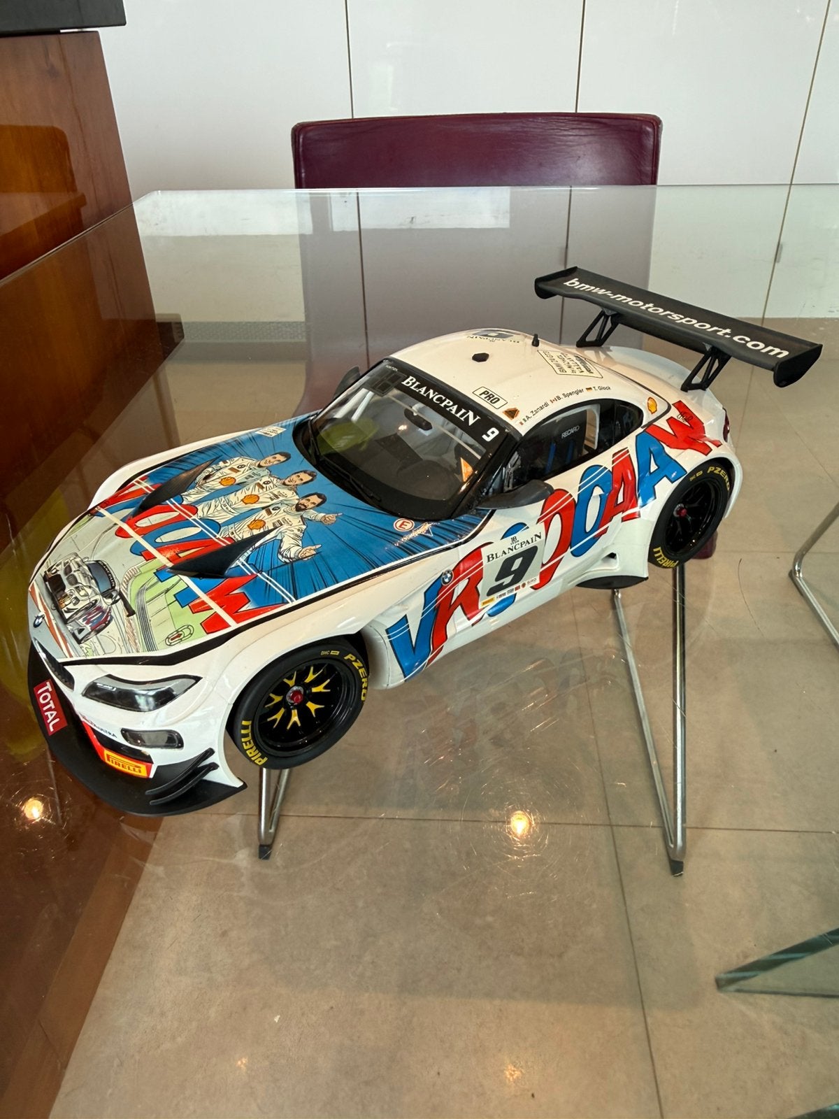 Zeldzame BMW Z4 GT3 24H DE SPA 1:18 Minichamps, Ophalen of Verzenden, Zo goed als nieuw, Auto, MiniChamps