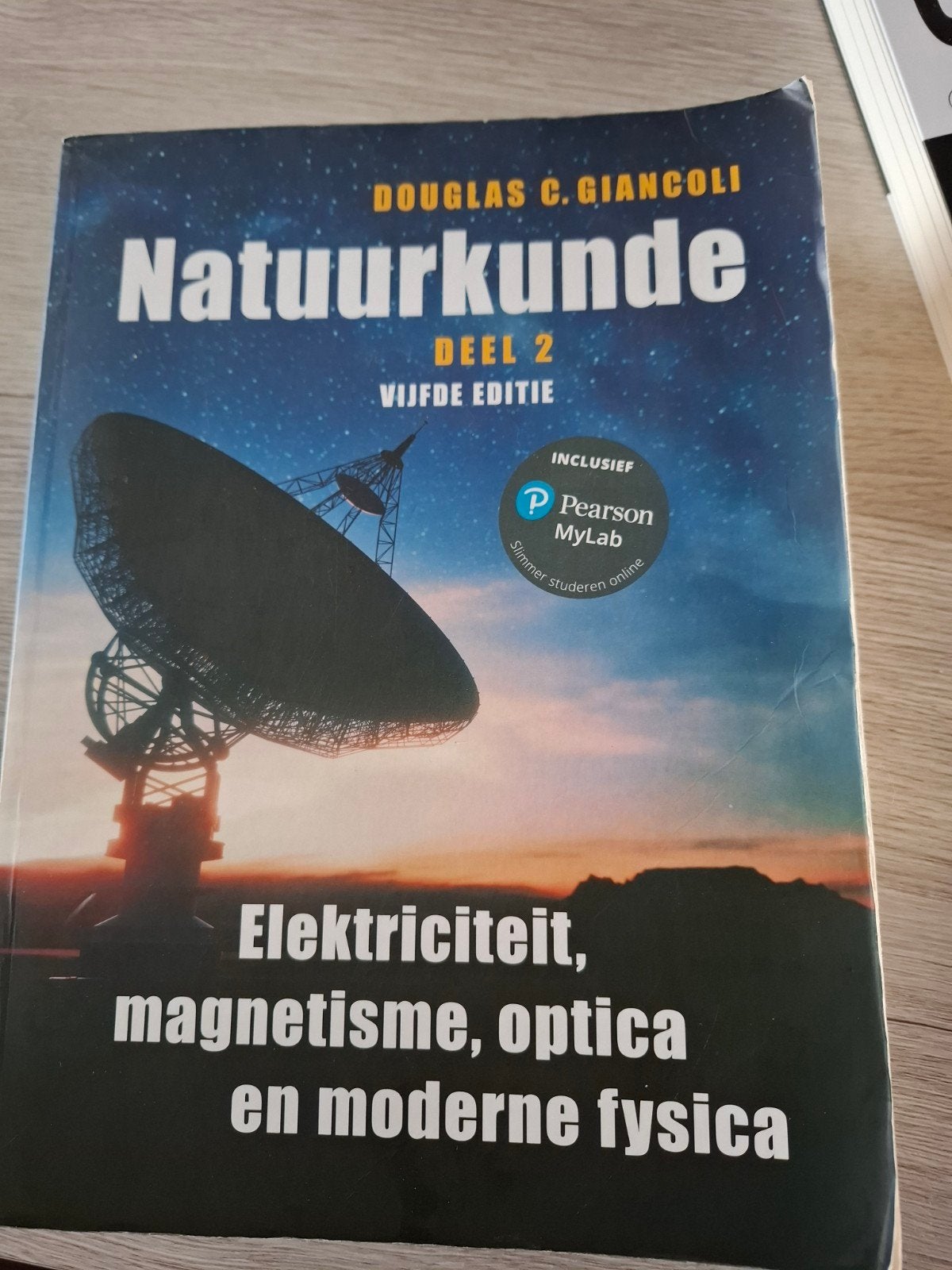 deel 2 Elektriciteit, magnetisme, optica en moderne fysica, Ophalen of Verzenden, Biologie, Douglas C. Giancoli