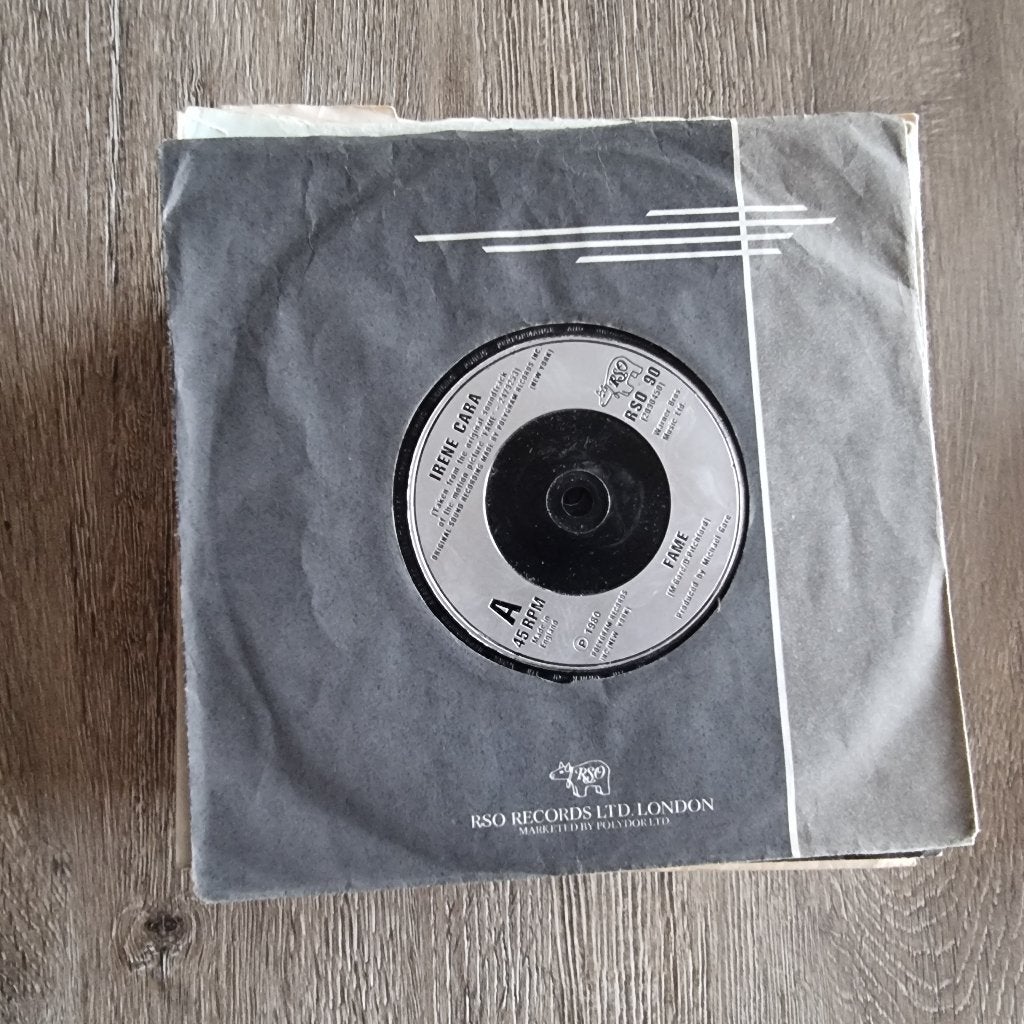 7" Irene Cara - Fame, CD & DVD, Enlèvement ou Envoi, Utilisé, 7 inch, Musique de films et Bande son