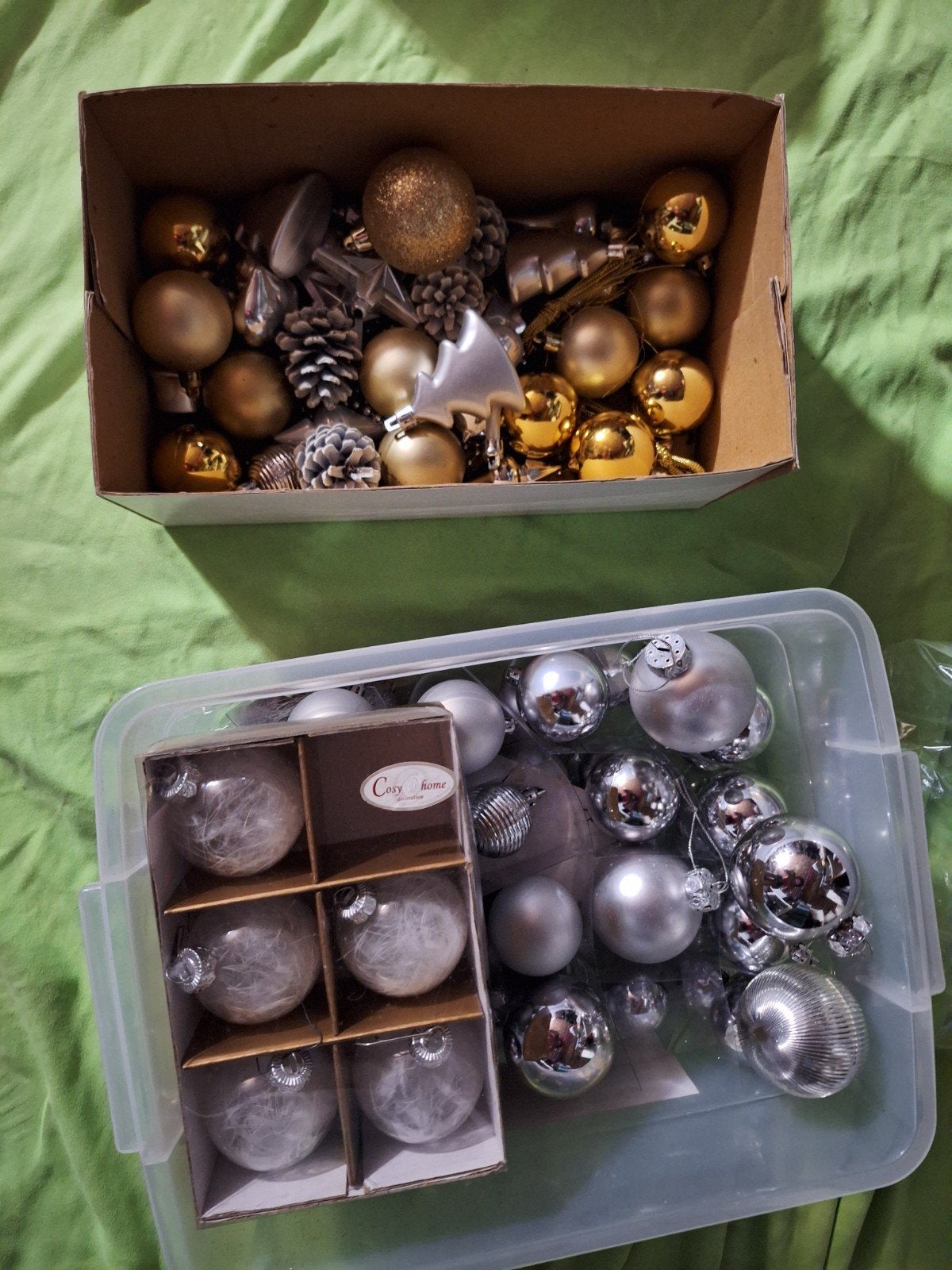 kerstballen, Ophalen