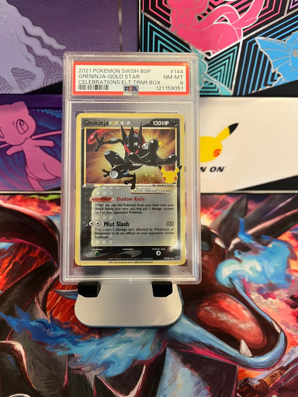 Greninja Gold Star (SWSH 144) - black star promo, Verzenden, Zo goed als nieuw