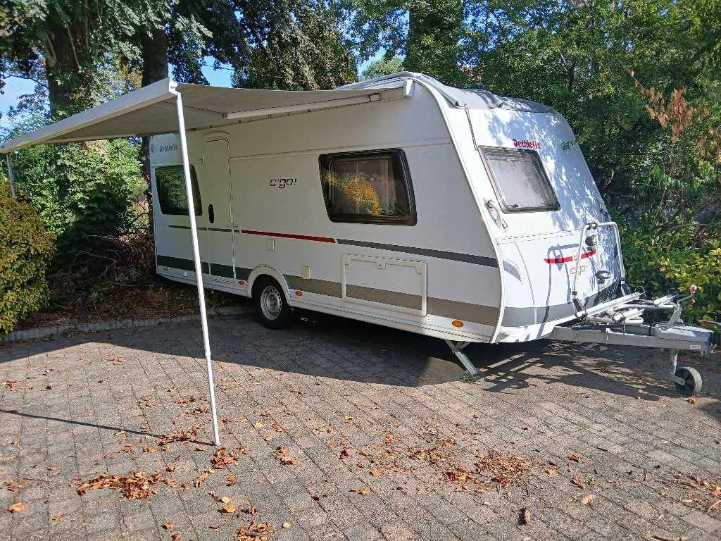 Detlefs c go Airco, Caravans en Kamperen, Rondzit, Particulier, Tot en met 4, 1000 - 1250 kg