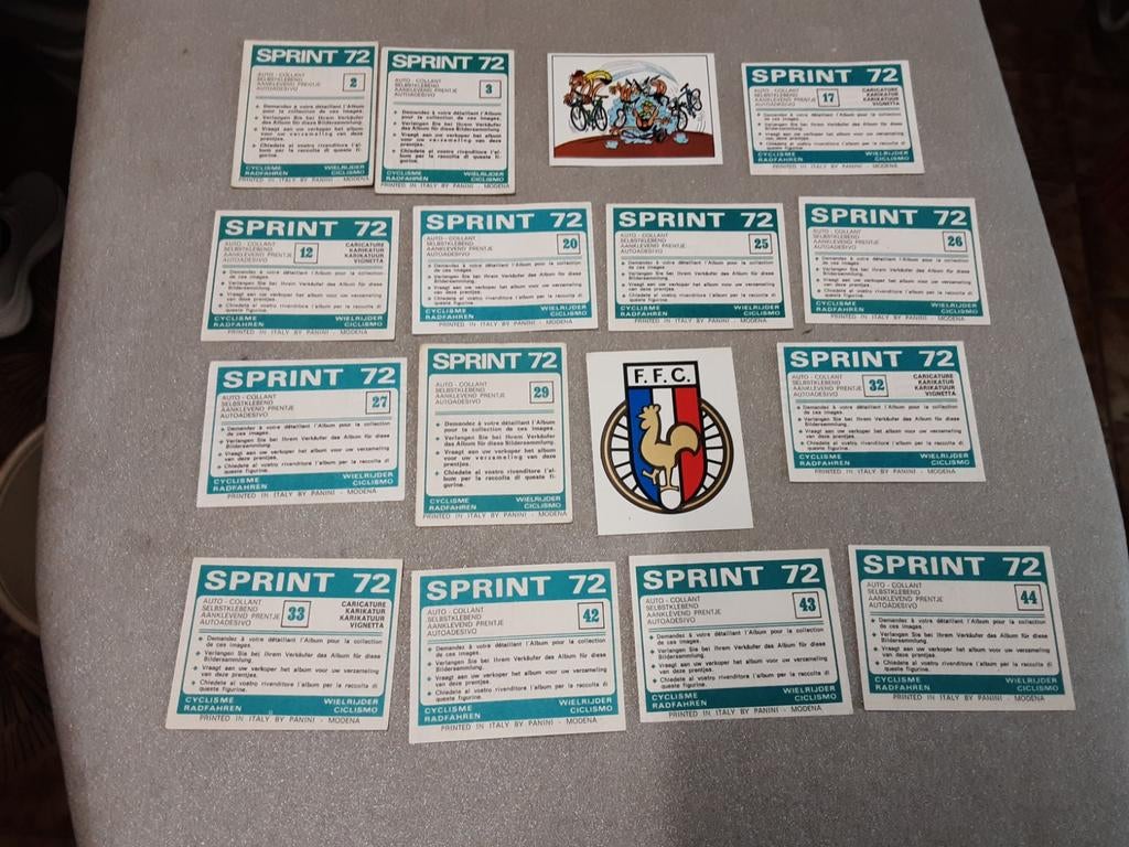 Panini Sprint 72 vert/bleu, Enlèvement ou Envoi