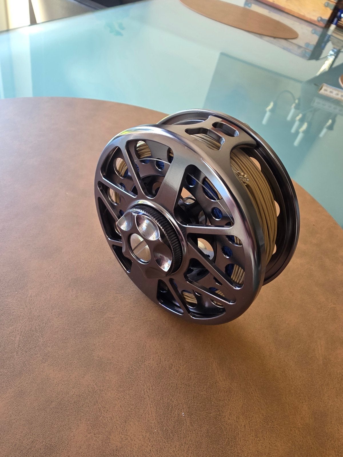 Fly reel Piscifun Platte 7/8WT - Gunmetal, Sports nautiques & Bateaux, Enlèvement, Comme neuf