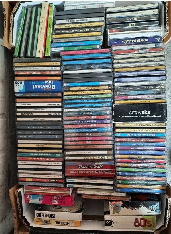 CD collectie - verzamel cds Rock/pop/Oldies -4 dozen 600 cd, Cd's en Dvd's, Ophalen, Gebruikt, Pop, Album